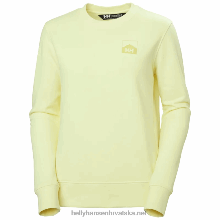 J0HV1883 ženska trenirka nord graphic žene Helly-Hansen sivi melang