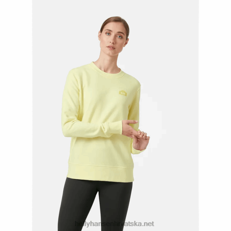 J0HV1883 ženska trenirka nord graphic žene Helly-Hansen sivi melang