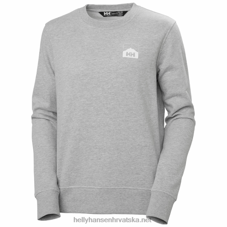 J0HV1886 ženska trenirka nord graphic žene Helly-Hansen ocean