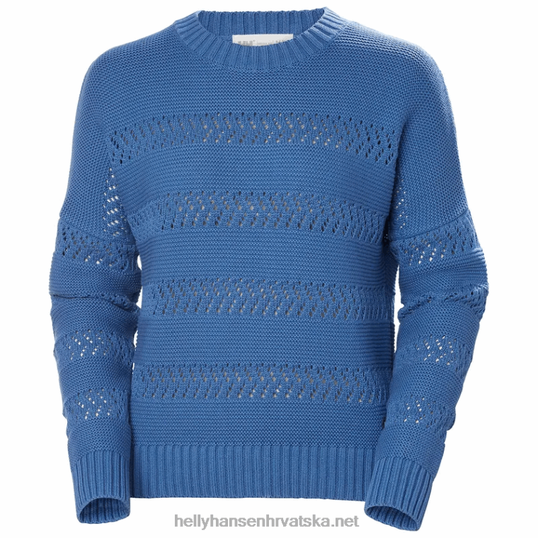 J0HV1915 ženski pier pointelle džemper žene Helly-Hansen terakota