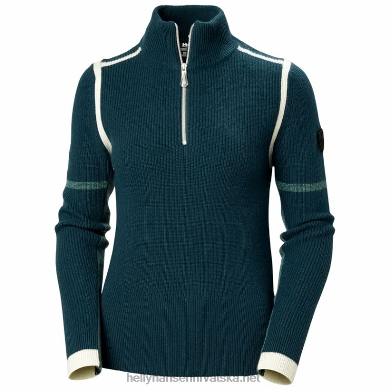 J0HV1916 ženski rubni pleteni džemper žene Helly-Hansen azurit