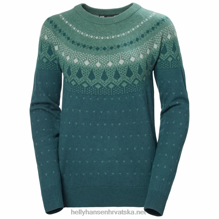 J0HV1921 ženski hytte džemper od merino vune žene Helly-Hansen mornarica