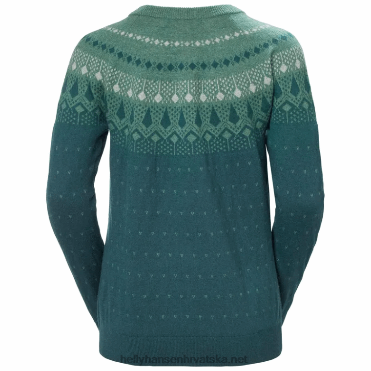 J0HV1921 ženski hytte džemper od merino vune žene Helly-Hansen mornarica