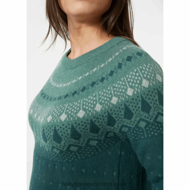 J0HV1921 ženski hytte džemper od merino vune žene Helly-Hansen mornarica