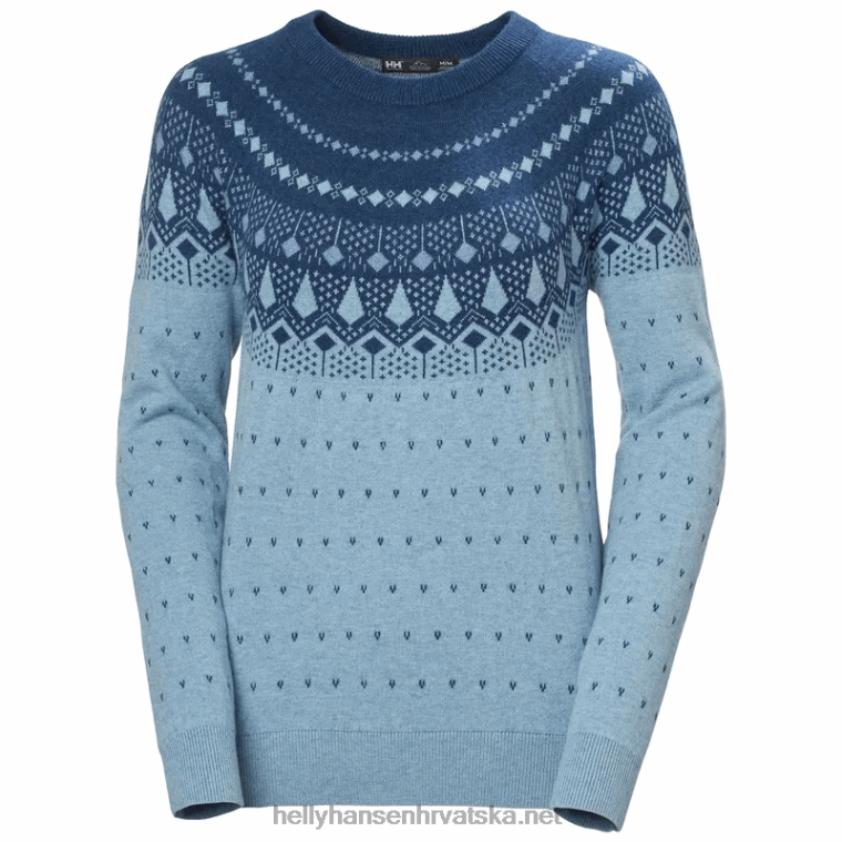 J0HV1922 ženski hytte džemper od merino vune žene Helly-Hansen najtamniji spr