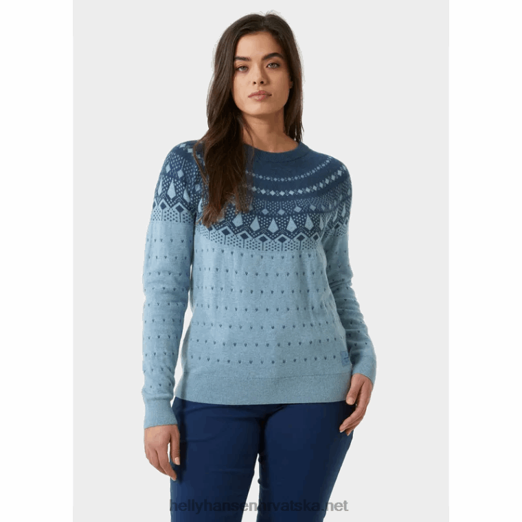 J0HV1922 ženski hytte džemper od merino vune žene Helly-Hansen najtamniji spr