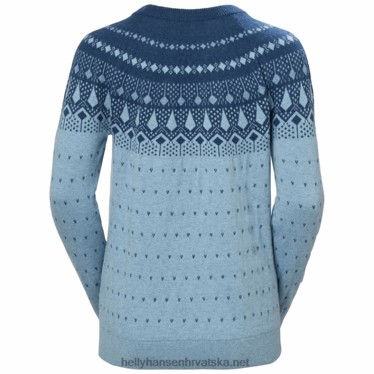 J0HV1922 ženski hytte džemper od merino vune žene Helly-Hansen najtamniji spr