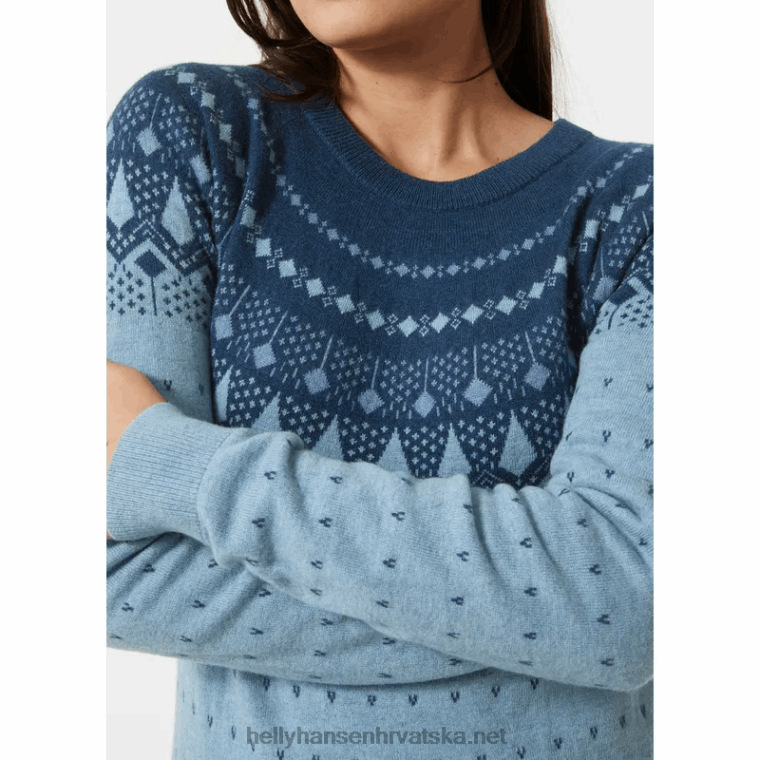 J0HV1922 ženski hytte džemper od merino vune žene Helly-Hansen najtamniji spr