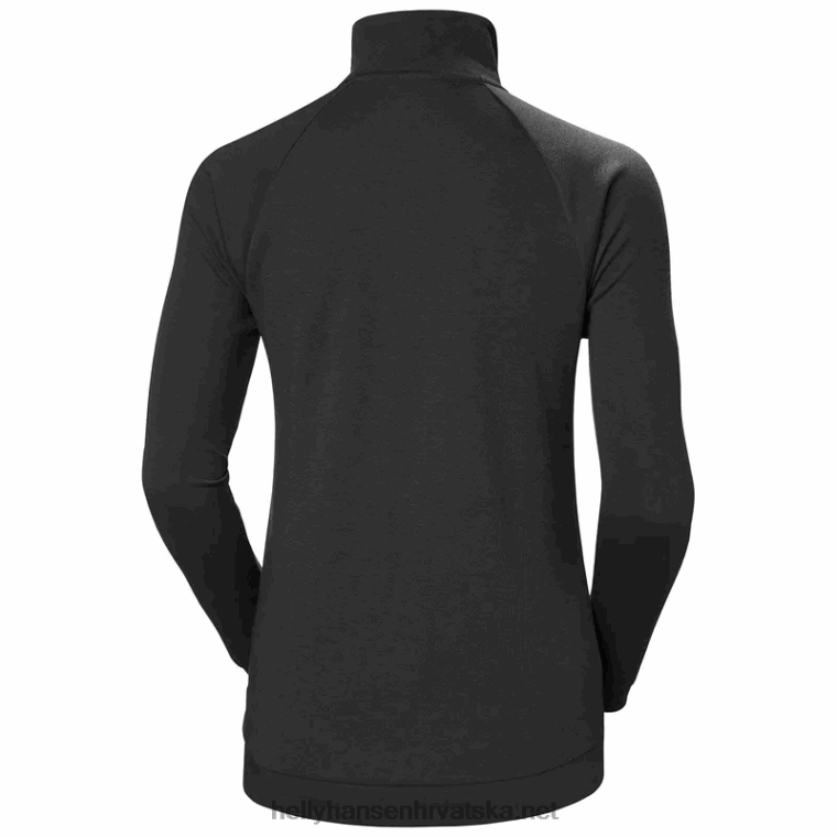 J0HV1928 ženski obalni pulover s poluzatvaračem žene Helly-Hansen azurit