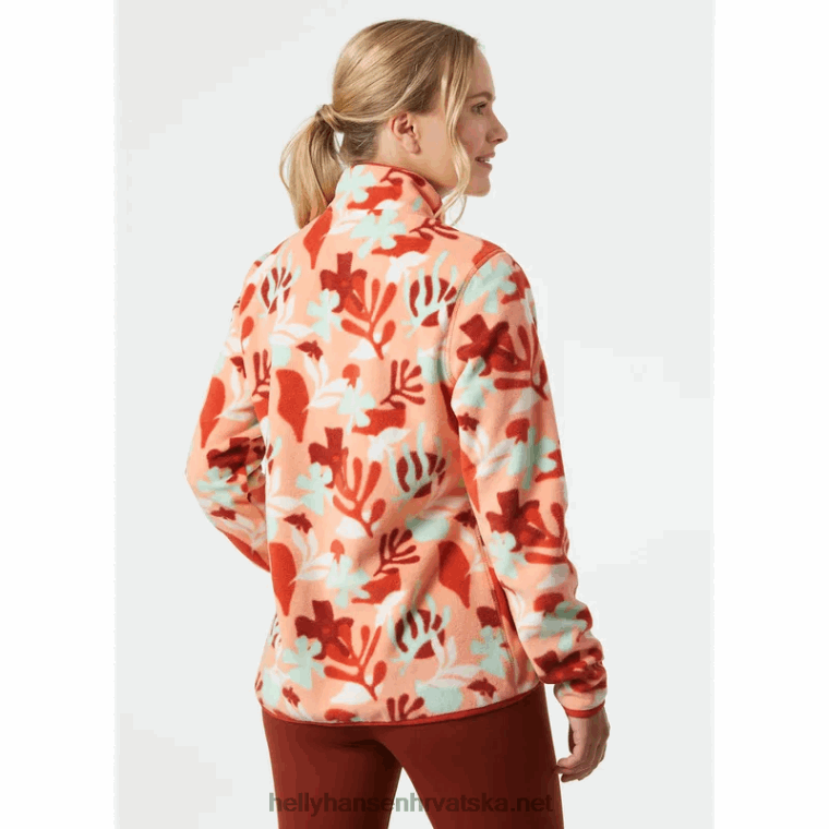 J0HV2217 ženski maridalen pulover od flisa žene Helly-Hansen sivi melang