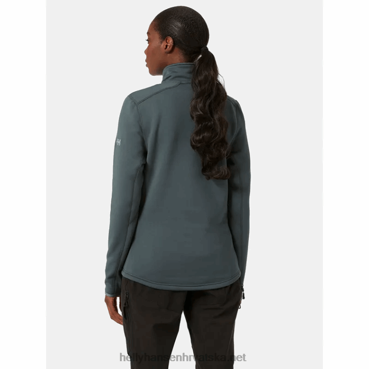 J0HV2250 ženski odin power rastezljivi pulover s poluzatvaračem žene Helly-Hansen ebanovina